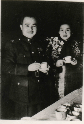 黃琪翔郭秀儀夫妻合影