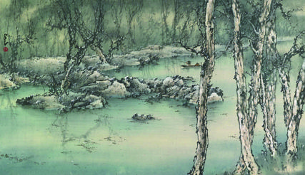 趙少昂 獨(dú)釣寒江雪 趙少昂 獨(dú)釣寒江雪