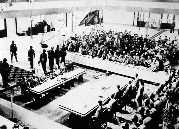 1945年9月9日上午，中國戰區受降儀式在南京陸軍總部大禮堂舉行。