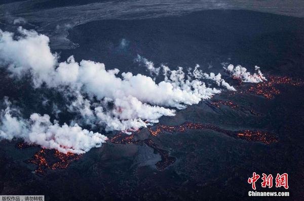 冰島火山噴發