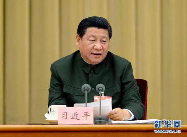 12月3日至4日，全軍裝備工作會(huì)議在北京召開(kāi)。中共中央總書(shū)記、國(guó)家主席、中央軍委主席習(xí)近平在會(huì)上發(fā)表重要講話(huà)。 新華社記者 李剛 攝