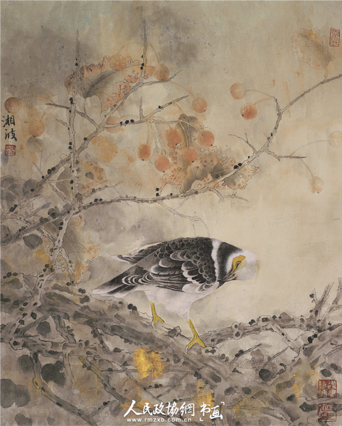 1963陳湘波 秋籟 59cm×48cm 2013年_副本