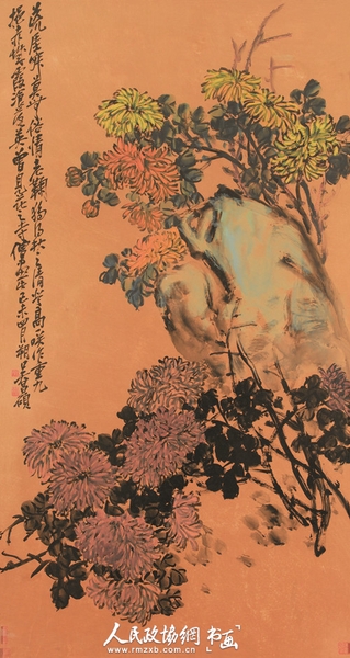 吳昌碩《杞菊延年》 2011年春季藝術品拍賣會成交價：RMB 7,935,000元_副本