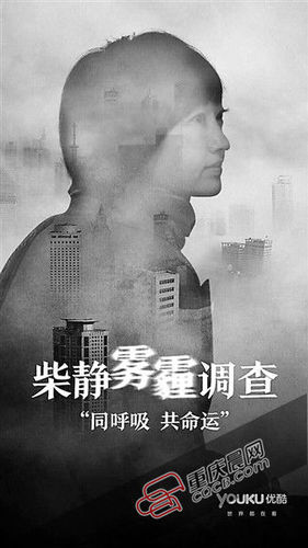 　　紀錄片《柴靜霧霾調查：穹頂之下》海報。