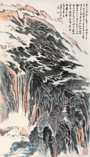 陸儼少 李白詩意 陸儼少 李白詩意