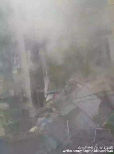 爆炸現(xiàn)場。1