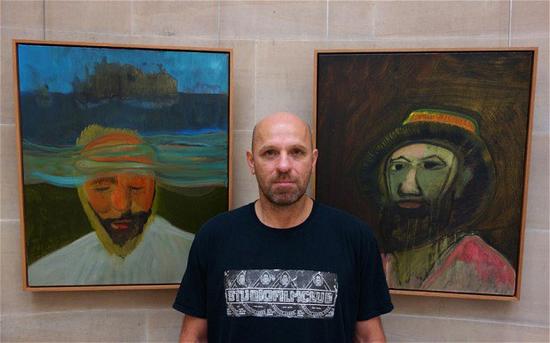 彼得·多伊格（Peter Doig）2013年7月在愛丁堡蘇格蘭國家畫廊。圖片：Courtesy of the Telegraph from Michael Werner Gallery New York and London.