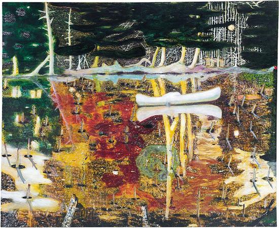 彼得·多伊格，《淹沒》（1990）圖片：Courtesy of Christie's.