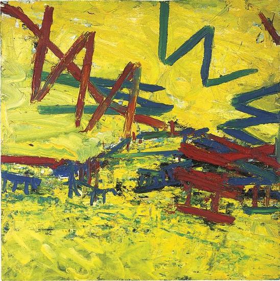弗蘭克·奧爾巴赫，《櫻草山，夏天》（1968）圖片：Courtesy of Sotheby's.