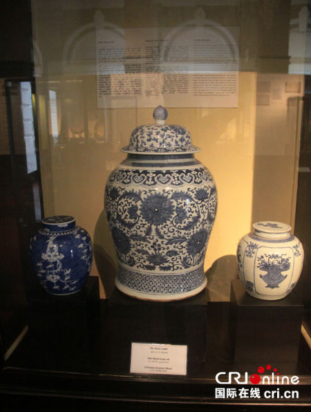 位于科倫坡的斯里蘭卡國家博物館珍藏的古代中國瓷器(拍攝:孫洋)
