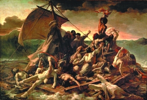 　　1819年，《美杜莎之筏》（Raft of the Medusa）中描繪的難民被遺棄的景象讓世人震驚。而今，很多人在跨越國(guó)境線的旅程中不幸身亡，而其他人對(duì)此置若罔聞，這無(wú)異于是我們時(shí)代種族滅絕的慘劇，種族主義是唯一的原因