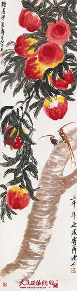 齊白石吉壽永昌 成交價(jià)：RMB4140萬元_副本