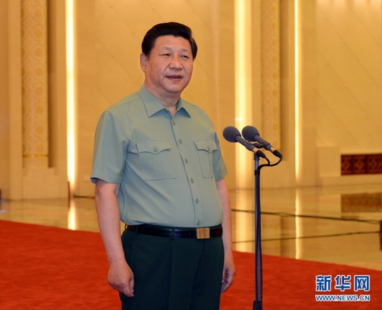 習近平:全面實施軍改戰略 重新調整劃設戰區