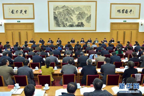 1月8日，全國統戰部長會議在北京召開，中共中央政治局常委、全國政協主席俞正聲出席并講話。 新華社記者 李濤 攝1