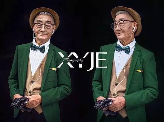 酷斃了!孫子給85歲爺爺拍了一組街拍照