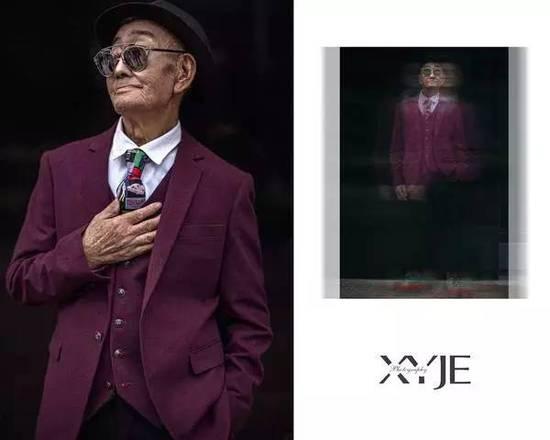 酷斃了!孫子給85歲爺爺拍了一組街拍照