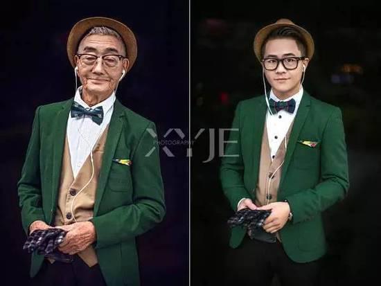 酷斃了!孫子給85歲爺爺拍了一組街拍照