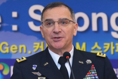  現任駐韓國美軍司令斯卡帕羅蒂
