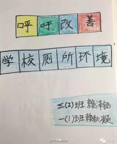 小學(xué)生寫《屎的歷史》建議校長改善廁所環(huán)境(圖)