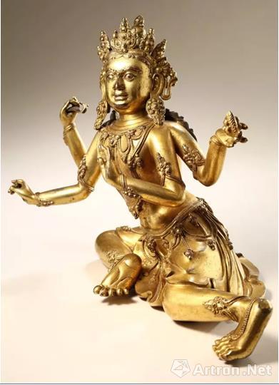 明永樂 毗濕奴 漢藏風(fēng)格（北京宮廷）估價(jià)：RMB 5，500，000-6，500，000 北京保利