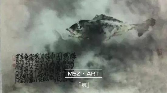 左下題字：你看不見我的眼淚，因為我在水中。我能感覺到你的眼淚，因為你在我的心中