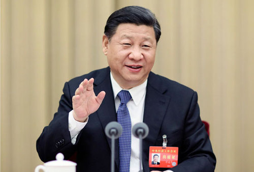 2015年12月18日至21日，中央經(jīng)濟(jì)工作會議在北京舉行。中共中央總書記、國家主席、中央軍委主席習(xí)近平發(fā)表重要講話。 新華社記者蘭紅光攝