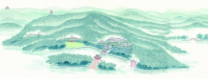 　陳家泠作品《西湖景色》