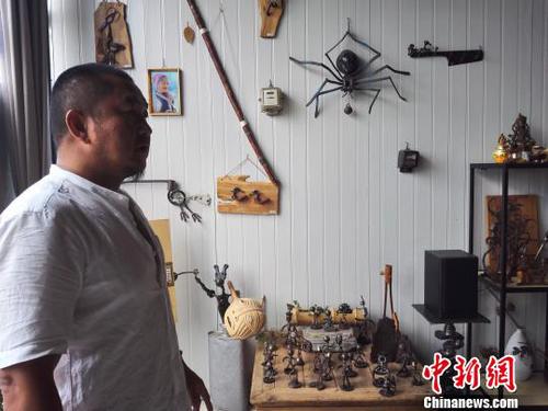圖為李華文工作室。　胡遠(yuǎn)航　攝