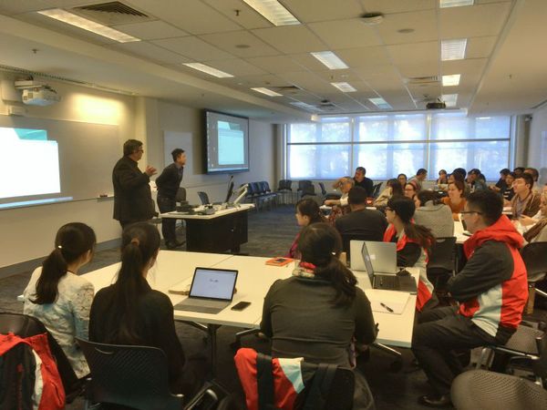2016中國中醫科學院赴澳訪學團博士研究生與澳大利亞師生交流。