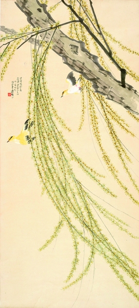 陳樹人《淡黃楊柳舞春風》