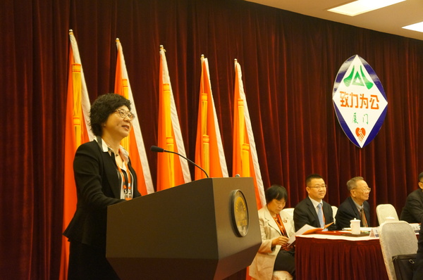 廈門市委常委倪超致辭。（記者 照寧攝）4