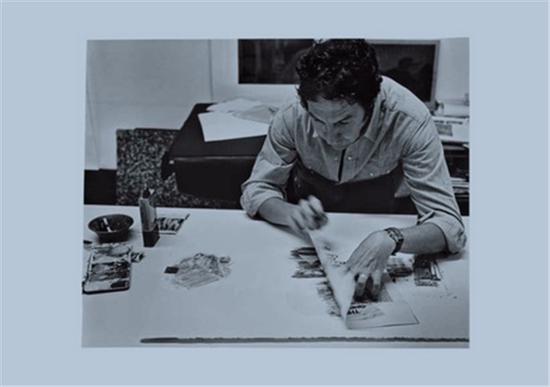 奧夫·華特曼畫廊《穿透五六十年代的繪畫（Transfer Drawings from the 1950s and 1960s）》展覽。圖片來源：奧夫·華特曼畫廊官網