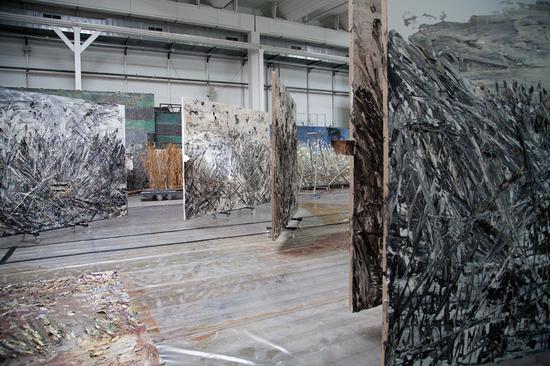 基弗工作室內景。圖片：? Anselm Kiefer。 Photography： Anselm Kiefer