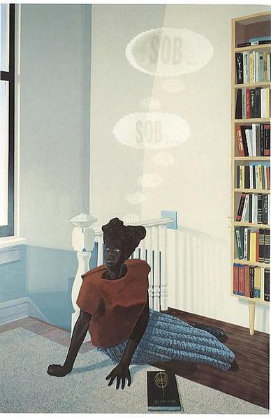 《SOB， SOB》，玻璃纖維上丙烯，2003年。圖片來源：大都會布勞耶分館官網