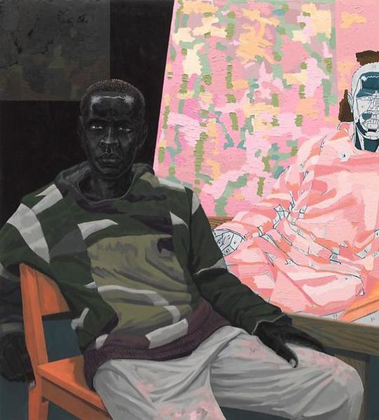 　　《無題之[畫家]（Untitled [Painter]）》，聚氯乙烯板上丙烯，2010年。圖片來源：大都會布勞耶分館官網