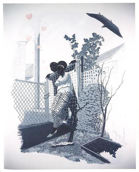 《小插圖之四（Vignette IV）》，PVC板上丙烯，2005年。圖片來源：大都會布勞耶分館官網