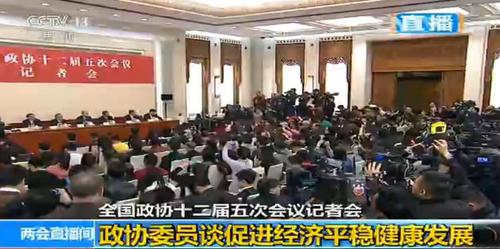 全國(guó)政協(xié)十二屆五次會(huì)議記者會(huì) 政協(xié)委員談促進(jìn)經(jīng)濟(jì)平穩(wěn)健康發(fā)展