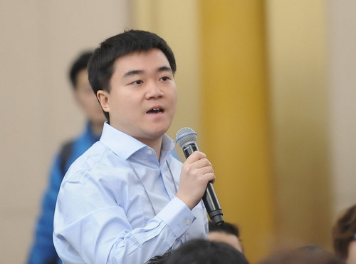 中國國際廣播電臺(tái)記者提問。