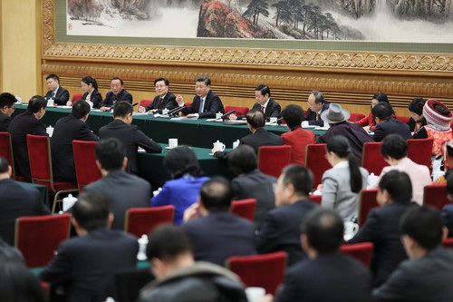 從人民中汲取治國理政的智慧和力量——習近平總書記同十二屆全國人大代表、全國政協委員共商國是全紀實