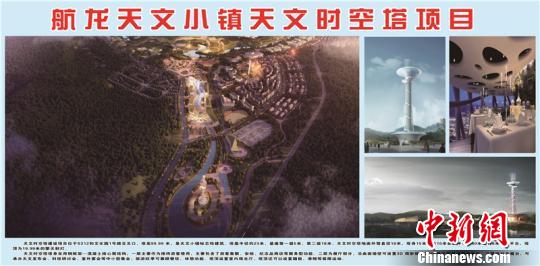 天文時空塔規(guī)劃效果圖。平塘縣外宣辦 供圖