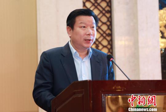 江西撫州市委副書記、市長張鴻星致辭。　鄧華 攝