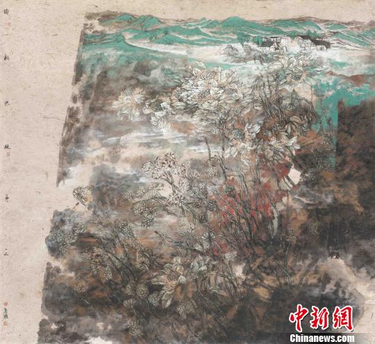 鄧建強作品《巴風渝韻》。　主辦方供圖　攝