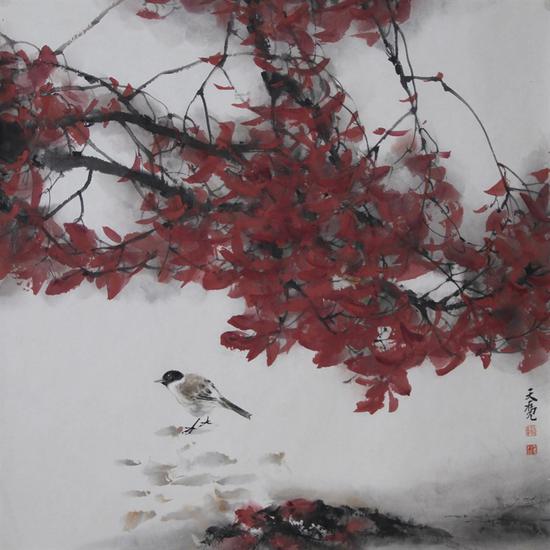耿天平花鳥畫作品