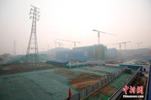 北京城市副中心建設工地一派繁忙。(資料圖)<a target='_blank' href='http://www.chinanews.com/'>中新社</a>記者 韓海丹 攝