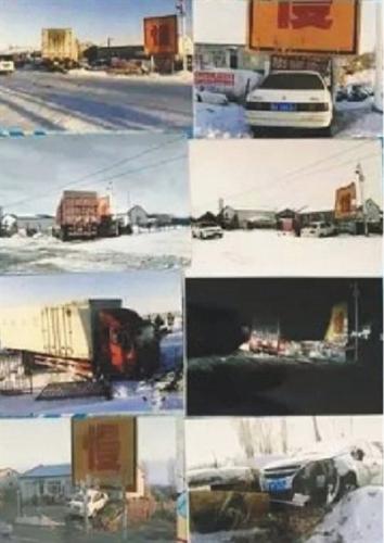 近年發生在許仁香家的車禍（部分）。圖/受訪者供圖