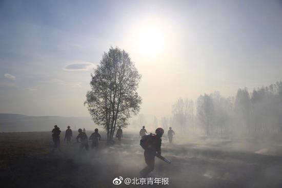 內蒙古那吉林場森林火災明火已撲滅 清理工作展開