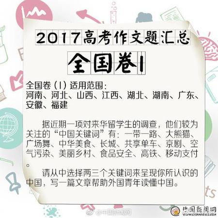 各地高考作文出爐!北京二選一:共和國我為你拍照