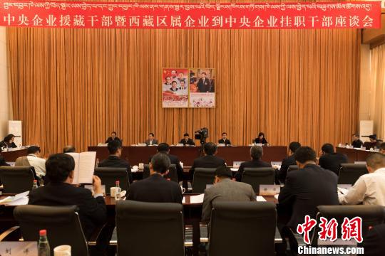 圖為6月13日“中央企業(yè)援藏干部暨西藏區(qū)屬企業(yè)到中央企業(yè)掛職干部座談會(huì)”。　何蓬磊 攝
