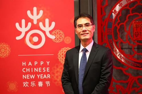 中國僑網巴黎中國文化中心主任嚴振全。（法國《歐洲時報》）