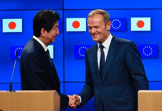 歐盟日本敲定自貿協定：經濟總量占全球GDP三成